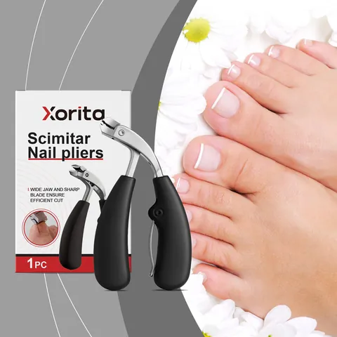 Professionelle Gebogene Nagelzange Mit Breiter Backe Edelstahl Scharfe Krummsäbel Zehennagelknipser Mit Ergonomischem Rutschfestem Griff Für Dicke Nägel Pediküre Maniküre Werkzeuge