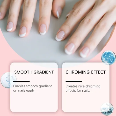 Professional Nail Art Smudge Pen For Natural Gradient Effect Silicone Tip Smudging Tool For Manicure Beauty DIY Decor