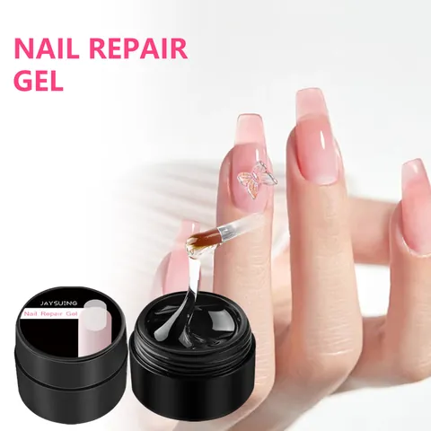 Professional Nail Repair Fiber Extension Gel Kit Fast Drying Transparent Strengthening Gel for Broken Nails DIY Manicure Tools