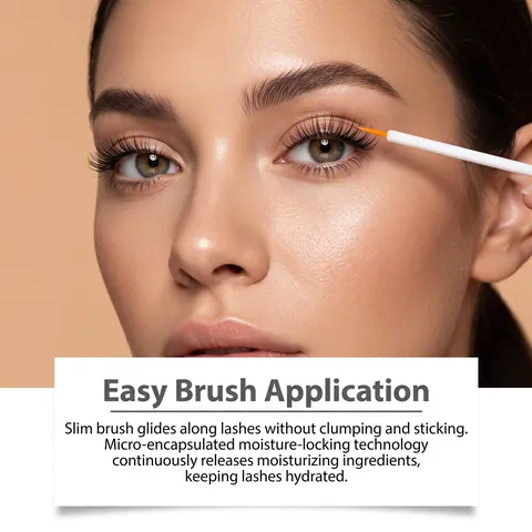 Zephoco Wimpernwachstumsserum Pflegendes Volumengebendes Wimpernstärkungsmittel Mit Fünfzehn Botanischen Extrakten Goldene Röhre Augenpflege Damen