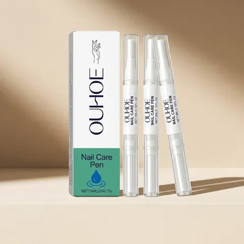 OUHOE Nail Care Pen Set For Fingernails and Toenails Mild Nourishing Cleaning Repairing Portable Manicure Beauty Care Kit