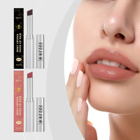 Bálsamo Labial Hidratante de Miel EELHOE Lápiz Labial con Color Reparador para Labios Agrietados Cuidado Labial Nutritivo para Mujeres