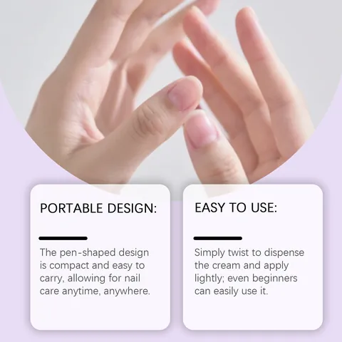 Nymixa 4 In 1 Cuticle Oil Pusher Pen Portable Nail Care Pen For Damaged Nails Moisturizing Softening Daily Nail Treatment