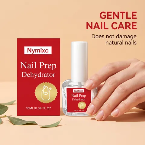 Nymixa PET Bottled Nail Prep Dehydrator Professional Nail Oil Grease Remover Clear Fast Drying Liquid Manicure Care Tool