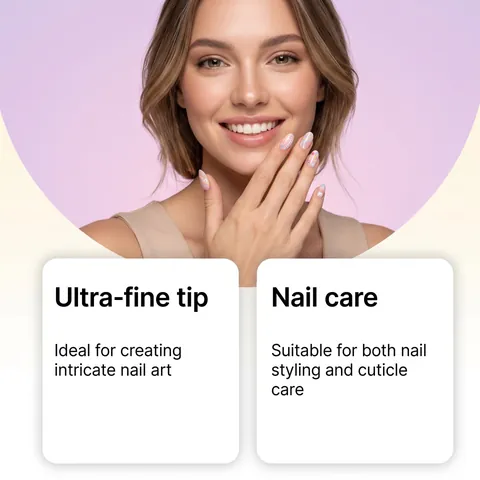 Juego de Rotuladores de Arte de Uñas Multicolor DIY Secado Rápido Resistente al Agua a Base de Agua Flujo Suave Kit de Herramientas de Pintura de Uñas para Mujeres Principiantes