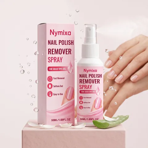 Nymixa Nagelkleber-Entfernerspray Tragbare Milde Nicht Reizende Flüssigkeit Für Solid Tips Gel Nageloberflächen-Reiniger Spray
