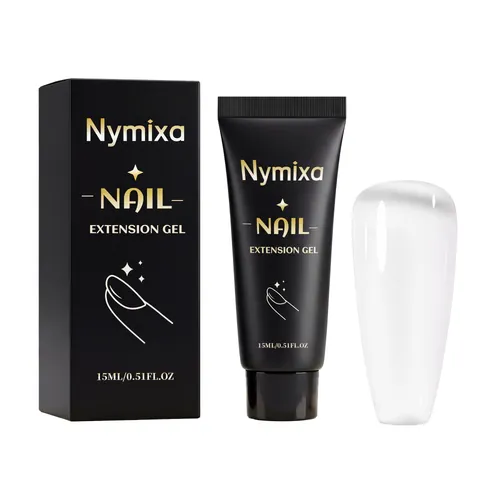Nymixa Επαγγελματικό Διαφανές Τζελ Επέκτασης Νυχιών Για Δόμηση Επισκευή Εργαλείο Μανικιούρ Μεγάλης Διάρκειας Γυναικεία Ομορφιά