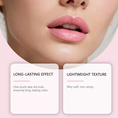 Zephoco Nude Pink Velvet Matte Lip Crayon Long Lasting Waterproof Moisturizing Lightweight Lip Liner Lipstick For Women