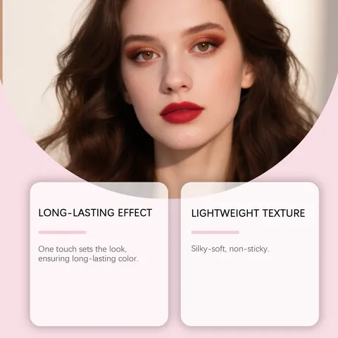 Zephoco Long-lasting Velvet Lip Crayon Matte Lip Liner Pencil Highly Pigmented Natural Waterproof Lipstick Pen For Women Makeup