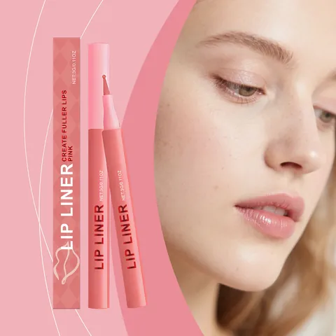 Rosa Lippenkonturenstift Natürliche Kontur Langanhaltend Wasserdicht Matt Lipliner Für Tägliches Make-up Damen Kosmetik