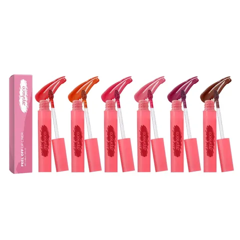 ZEPHOCO Matte Peel Off Lipliner Waterdichte Langdurige Hydraterende Lipgloss Aftrekbare Lipgloss Voor Vrouwen Cosmetica