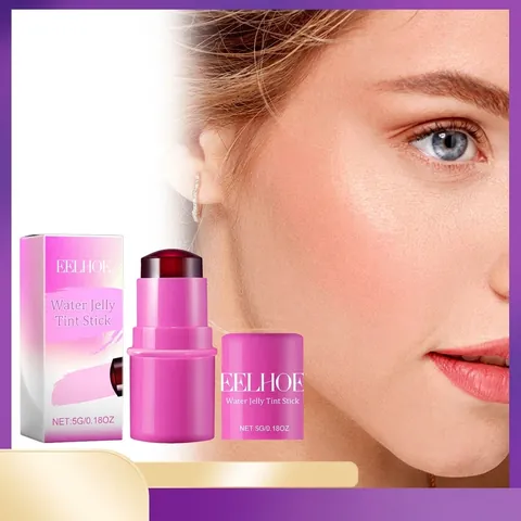 Στικ Fruit Jelly Tint Χρώμα Μούρου Ρουζ Χείλη Ενυδατικό Δροσιστικό Ελαστικό Gel Στικ Διπλής Χρήσης για Μάγουλα και Χείλη