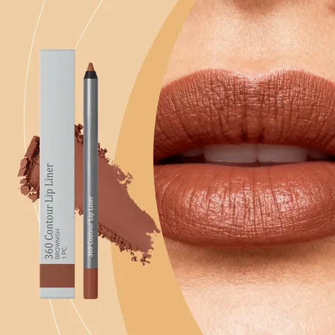 Wasserdichter Bräunlich Matte Lippenkonturenstift Langanhaltend Wischfest 360 Contour Lippenstift Für Damen Make-up Kosmetik
