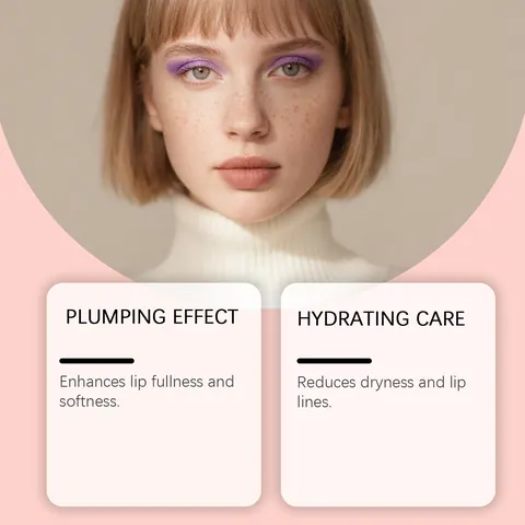 Brillo de Labios Hidratante Zephoco Lápiz Labial Marrón Claro Suave y Brillante Maquillaje de Labios Hidratante de Larga Duración para Mujer