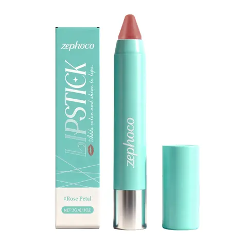 ZEPHOCO Air Matte Lip Gloss Pen Rose Petal Pink Lightweight Matte Finish Long Lasting Moisturizing Women Lip Makeup Pen