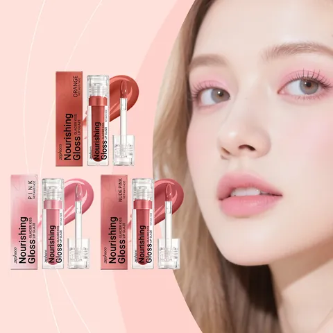 ZEPHOCO Glacier Kiss Nourishing Lip Gloss Moisturizing Watery Mirror Lip Glaze Plumping Non-Sticky Lip Tint Makeup For Women