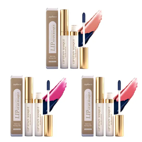 Matte Peel Off Lip Stain Masque Long Lasting Waterproof Lip Gloss For Women Daily Makeup Matte Finish Smooth Lip Tint