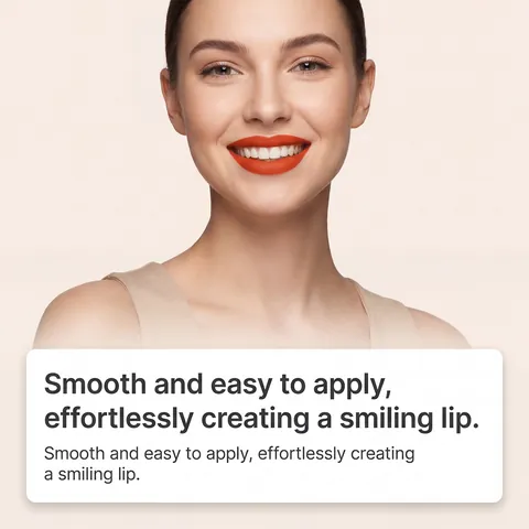 Zephoco Matte Stain Lippenkonturenstift Langanhaltend Wasserfest Lippenstift Glatte Seidige Textur Profi Make-Up Damen