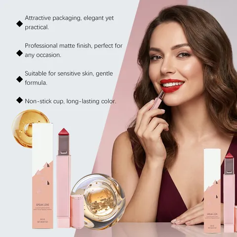 SPEAK LOVE Balsamo Labbra CEO 02 Borgogna Lucidalabbra Idratante Nutriente Con Burro Di Karité E Olio Di Avocado Per Bellezza Donna