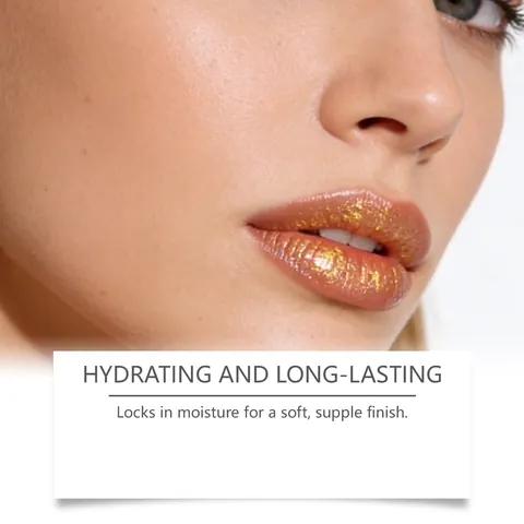 Lápiz Labial Hidratante de Pan de Oro con Cambio de Color por Temperatura Bálsamo Labial de Larga Duración Impermeable