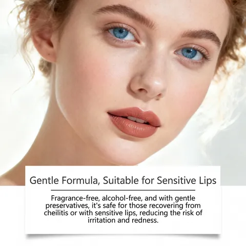 Zephoco Lápiz de Labios y Pintalabios de Doble Punta Rosa Nude Hidratante Lápiz de Maquillaje Portátil para Mujer