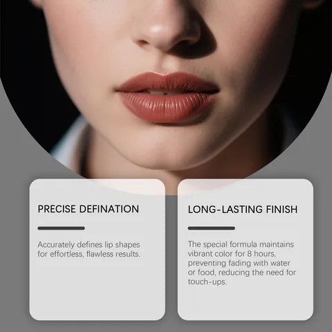 Lápiz Labial Terciopelo Mate Larga Duración Maquillaje de Labios Impermeable Tubo Corte Diamante Textura Sedosa Hidratante para Mujer
