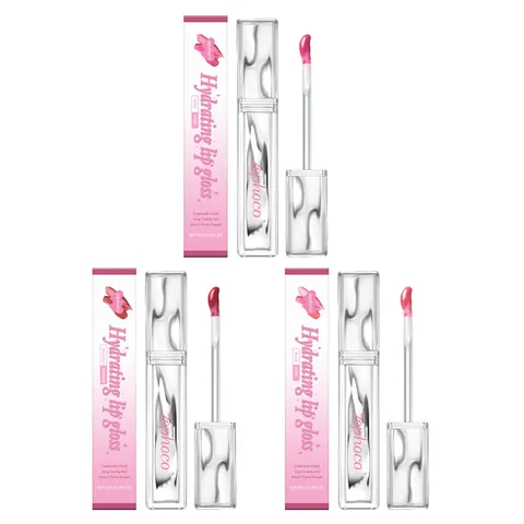 Zephoco Hydrating Lip Gloss Series High Shine Mirror Effect Moisturizing Liquid Lipstick Long Lasting Waterproof For Women Beauty