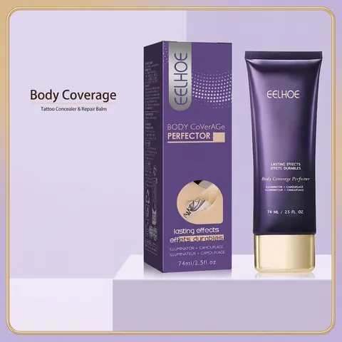 EELHOE Waterproof Tattoo Concealer Body Coverage Perfector Long Lasting Scar Birthmark Camouflage Illuminator Cream