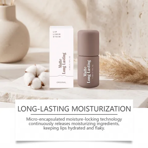 Matte Langanhaltende Lippenkonturenstift Nude Natürliche Farbe Glatte Textur Wischfest Wasserdicht Lippenkonturstift Für Damen Make-up