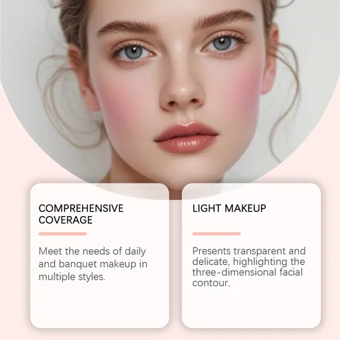 Professional Multi-functional Face Makeup Kit Eyeshadow Contour Blush Palette With Baked Foundation And Cosmetics Brush For Women