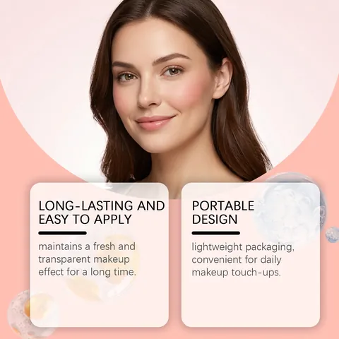 Zephoco Silky Smooth Powder Blush Natural Glow Long Lasting Brightening Face Blusher For Daily Makeup Women Cosmetics