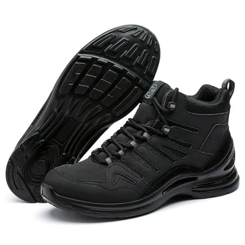 Stahlkappen Sicherheitsschuhe Herren Damen 10kV Isoliert Durchstichfest High Top Atmungsaktiv Arbeitsstiefel Bau Schutzschuhe