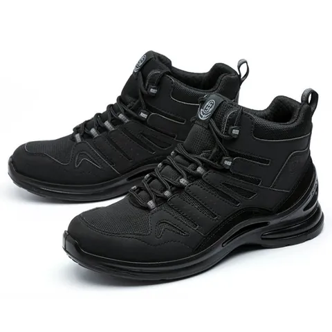 Stahlkappen Sicherheitsschuhe Herren Damen 10kV Isoliert Durchstichfest High Top Atmungsaktiv Arbeitsstiefel Bau Schutzschuhe