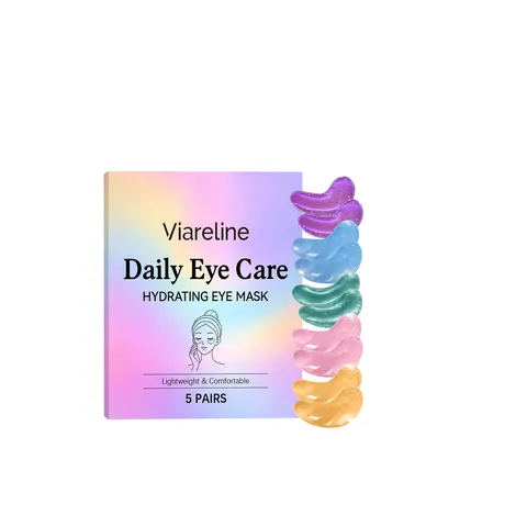 Viareline Maschera Occhi Idratante Acido Ialuronico Gel Collagene Patch per Occhiaie Gonfiore Cura Quotidiana degli Occhi