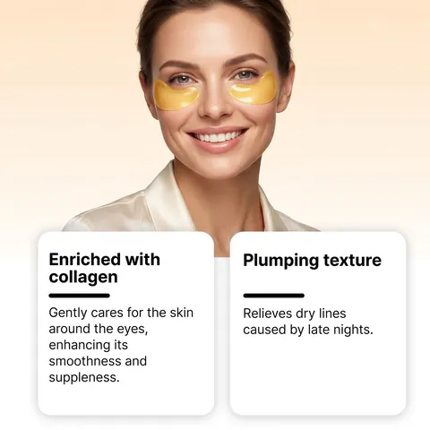 Vita Collagen Maschera Occhi Illuminante 60 Patch Idratanti Maschera in Idrogel per Occhiaie e Piccole Rughe Cura della Pelle