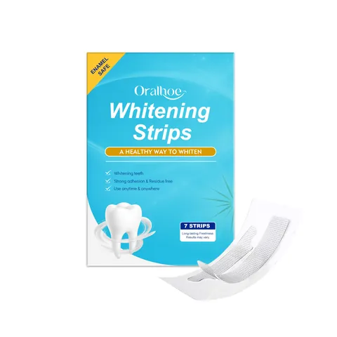 Professional Teeth Whitening Strips With Enamel Safe Formula And Mint Flavor For Yellow Stains Removal Home Oral Care Portable Pack