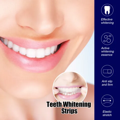 EELHOE Teeth Whitening Strips Professional White Dental Strips For Enamel Repair Tooth Stain Removal Whitener Strips