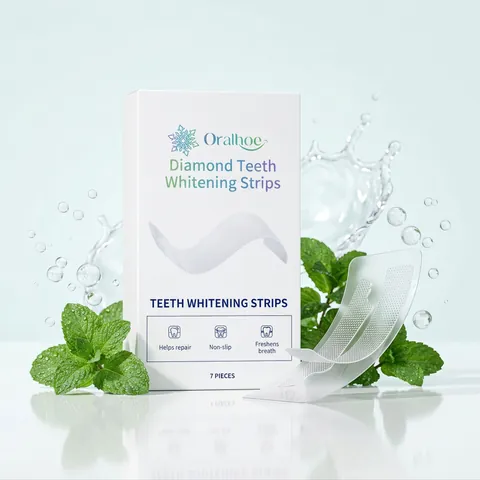 Oralhoe Teeth Whitening Strips Gentle Mint Flavor Professional Enamel Protection Home Dental Care Beauty Teeth Bleaching