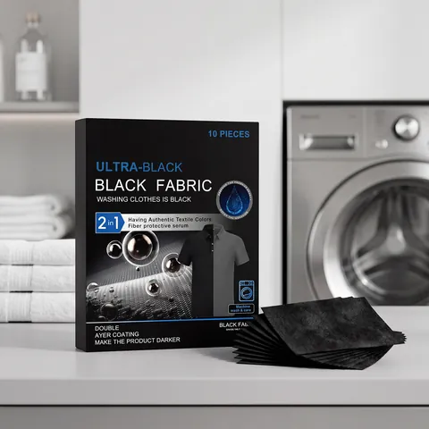 Ultra Black Φύλλα Ενίσχυσης Χρώματος Ρούχων Για Προστασία Χρώματος Ρούχων Φύλλα Βαφής Υφασμάτων Αποκαθιστά Βαθιά Σκούρα Υφή Για Βαμβάκι Μετάξι Μαλλί