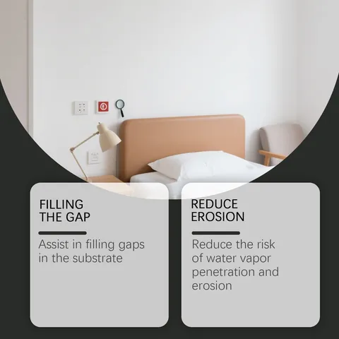 Vyreth Grey Waterproof Sealant Liquid Rubber For Concrete Crack Repair Leak Fixing With Brush Tool Home Improvement Kit