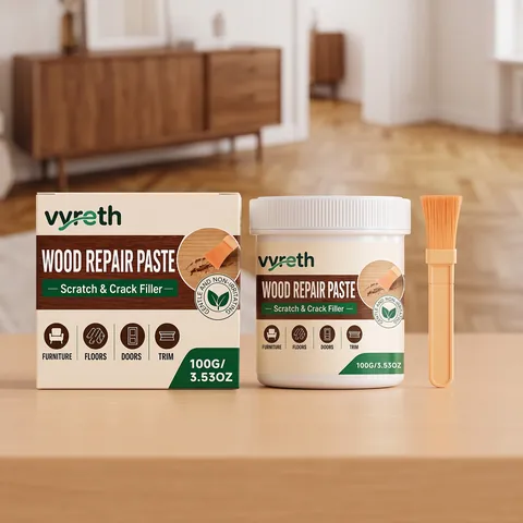 Vyreth Holzreparaturpaste Set Für Möbel Boden Kratzer Und Risse Füller Professionelle Home Holzoberfläche Restaurierung Mit Pinsel