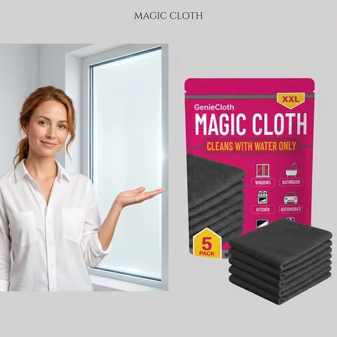 Chiffon de Nettoyage Magique en Microfibre Multi-usages Lingettes Réutilisables Sans Traces Pour Verre Salle de Bain Cuisine Meubles Écran