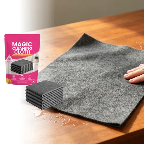 Panno Magico per la Pulizia in Microfibra Riutilizzabile Senza Aloni per Casa Cucina Auto Vetro Asciugamano per Lucidare
