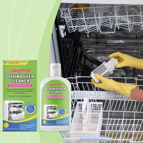 Jakehoe Dishwasher Cleaner Deep Cleaning Limescale Grease Removal Detergent For All Dishwashers Household Kitchen Cleaning Agent