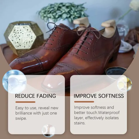 Jue Fish Leather Scratch Repair Cream Nourishing Paste for Sofa Shoes Bags Car Seats Leather Care Kit with Sponge