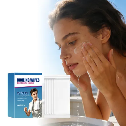 Lingettes Rafraîchissantes Instantanées Serviettes pour Activités Extérieures d'Été Chiffon Rafraîchissant en Coton Doux pour Sport Voyage