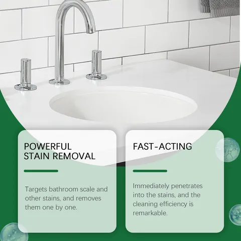 Multipurpose Bathroom Cleaner Solution For Deep Stain Removal Mildew Cleaning Deodorizing Home Tile Surfaces Protective Formula