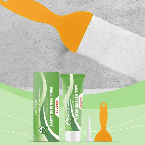 Professional Wall Mending Agent Kit White Wall Repair Cream Paste With Scraper Nozzle For Holes Cracks Peeling Damage 100g