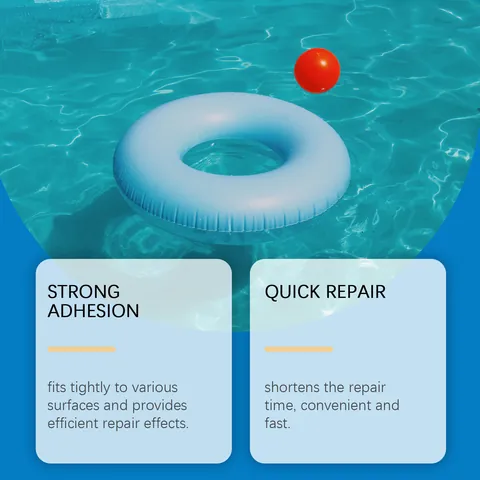 JUE FISH Parche de Reparación Nano de TPU Impermeable para Flotador Piscina Colchoneta Inflable Tienda Película de Reparación Transparente