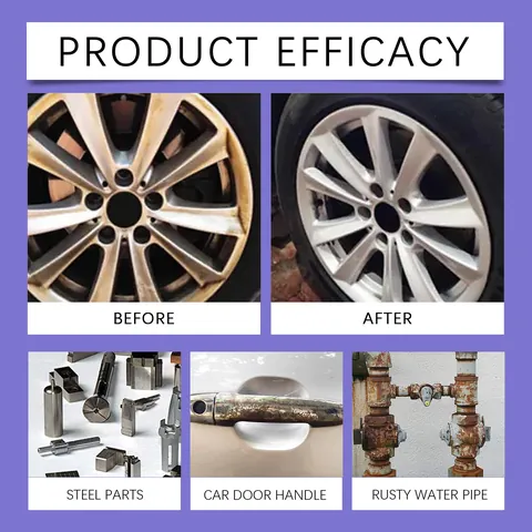 Jaysuing Multipurpose Metal Rust Remover Spray For Car Wheel Hub Polishing Cleaning And Home Faucet Surface Renovation